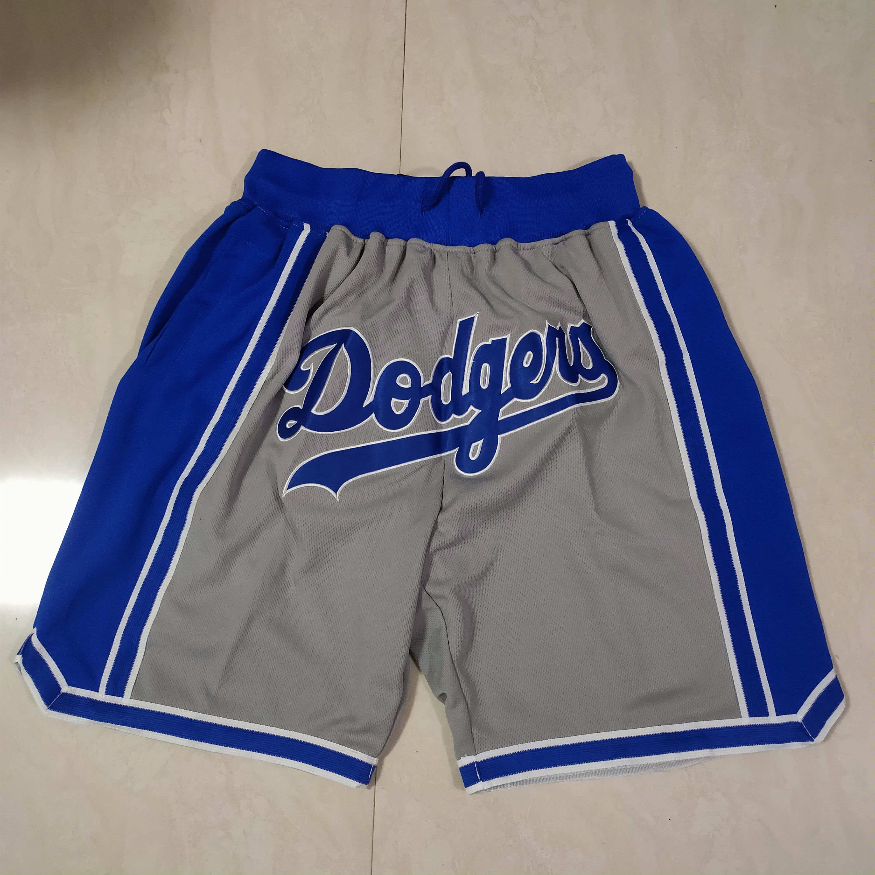 Men MLB Los Angeles Dodgers Grey Shorts->houston astros->MLB Jersey